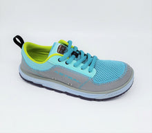 Load image into Gallery viewer, Astral Brewess Turquoise Grey Womens Vegan Water Friendly Siped Outsole Sneakers