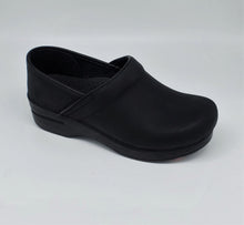 Load image into Gallery viewer, Dansko Professional Black Oiled Nursing Clogs Chef Kitchen