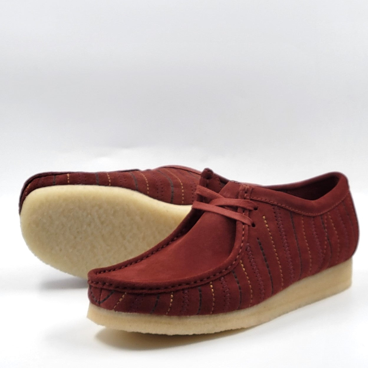 Red Clarks Originals Wallabee | Footpatrol