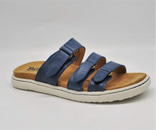 Load image into Gallery viewer, Born Daintree Best Navy Blue Comfort Sandal
